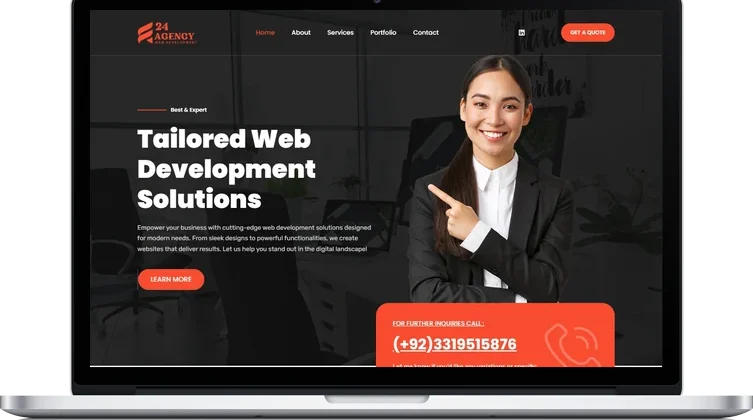 24 Agency website design