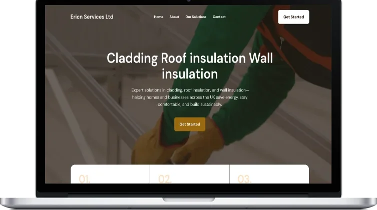 Ericn Services Ltd website design