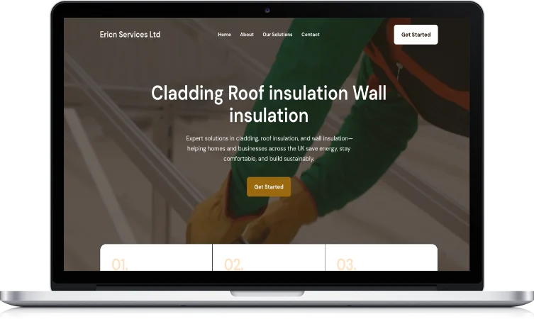 Ericn Services Ltd website design