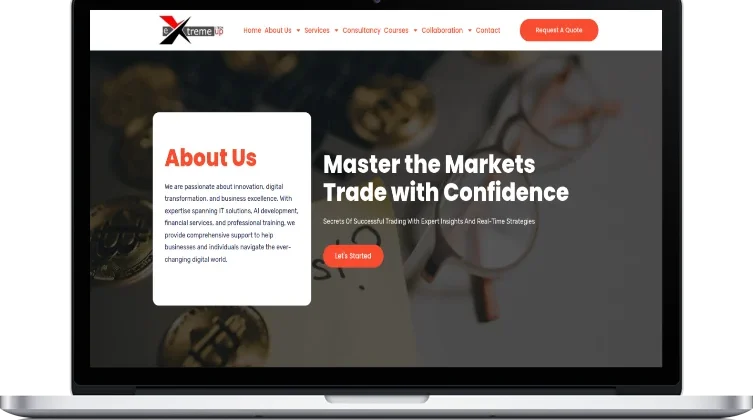 Extreme IT website design