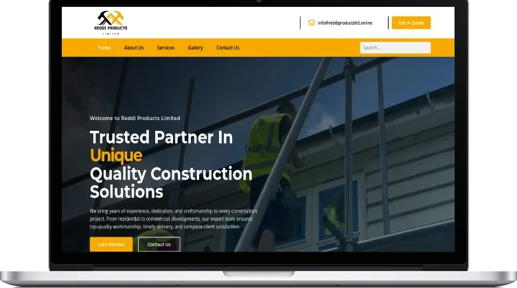 Reddi Products Limited website design