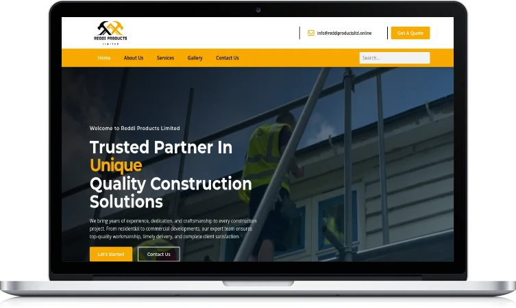 Reddi Products Limited website design