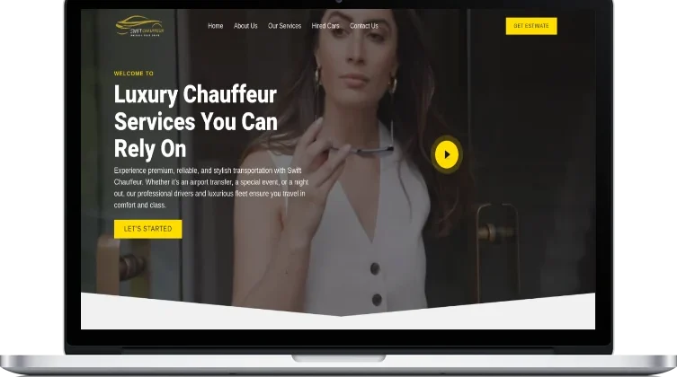 Swift Chauffeur website design
