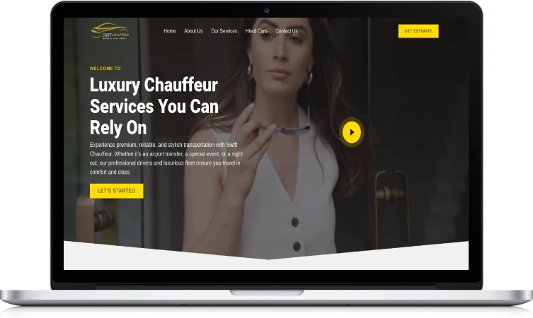 Swift Chauffeur website design